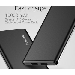 iPhone Xiaomi Mi Ultra Slim Power Bank External Battery Charger 10000 mAh