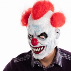 MáscaraAngry clown full face latex máscara - Halloween - fiesta - carnaval