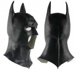 MáscaraHalloween Full Face Latex Batman Mask