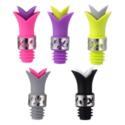 BarParadores de botella de vino Silicona Comida Grado Durable