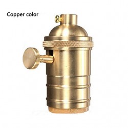 Accesorios de iluminaciónVintage - retro Edison lamp - E27 bulb socket - aluminio