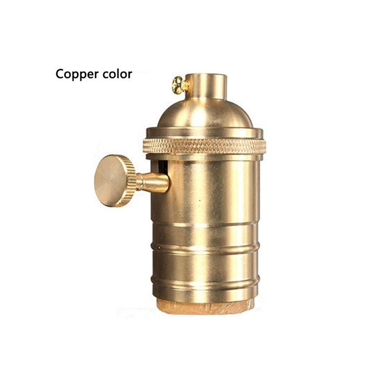 Accesorios de iluminaciónVintage - retro Edison lamp - E27 bulb socket - aluminio