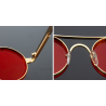Gafas de solGafas de sol vintage redondas unisex