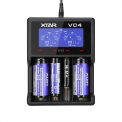 Bateríascargador de batería XTAR VC4 20700 18650 21700 14650 17335 17670 18490 10440 14500 16340 17500 18350 18500 18700 2265...