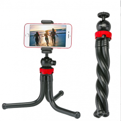 Trípodes y soportesPortatil flexible pulpo mini trípode de la cámara del teléfono selfie stick