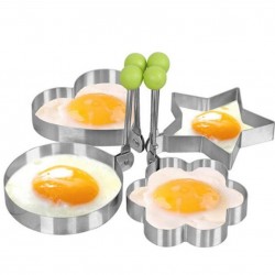 Moldeadores de huevosFormador de molde de acero inoxidable para freír huevos & tortitas