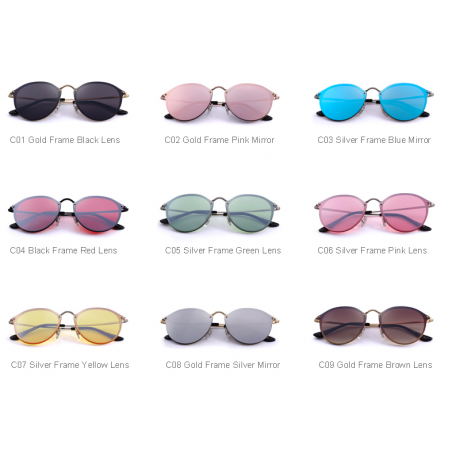 Gafas de solGafas de sol ovaladas retro - protección UV - unisex
