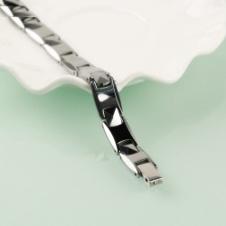 Magnetic Tungsten steel bracelet high polished - UnisexBracelets