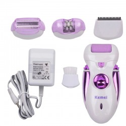 4 in 1 Rechargeable electric epilator - shaver - trimmer