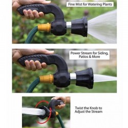 Aspersorespistola de agua ajustable - boquilla de manguera - pulverizador de jardín