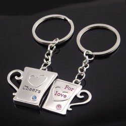 Cheers For Love - keychain 2 pcsKeyrings