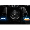 Luces de giro12 LED - luces de señal de giro de motocicleta universal para Harley Cruiser Honda Kawasaki BMW Yamaha 2 pcs