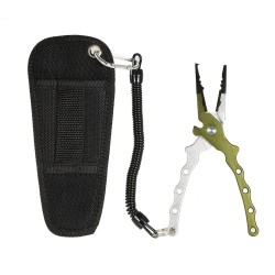 Herramientasalicate de pesca con bolsa - herramienta multifuncional para el corte de alambre & gancho quitador
