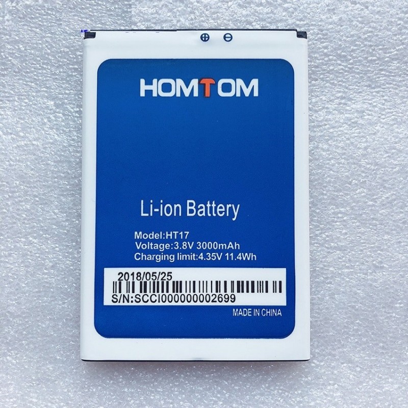 BateríasOriginal HOMTOM HT17 - alta calidad 3000m Ah batería de respaldo