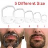 Beard grooming kit - 5 sizes - set with bag - 5 piecesShaving