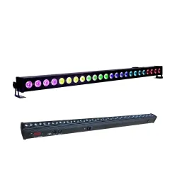 Iluminación de escenarios y eventos80W RGBW 4 en 1 barra LED - lámpara de etapa láser - luz trasera - luz de disco