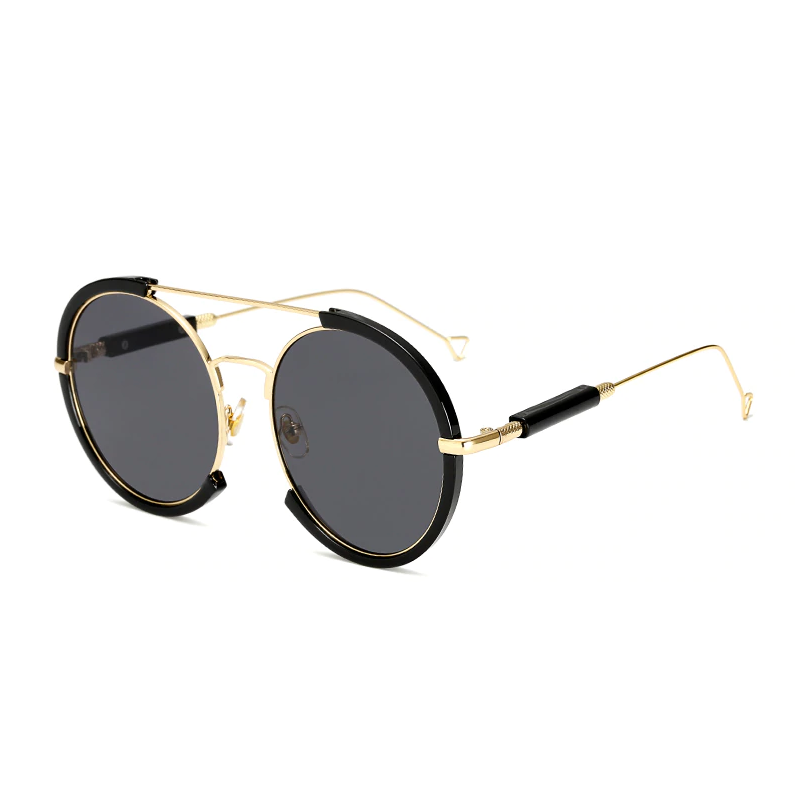 Oval vintage steampunk sunglassesSunglasses