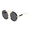 Oval vintage steampunk sunglassesSunglasses