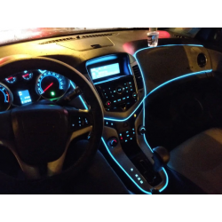 Luces & Iluminaciónretroiluminación interior del coche - Banda con USB 5 m