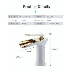 Basin faucet with single handle - brassFaucets