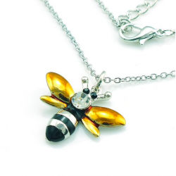 Crystal bee - necklaceNecklaces