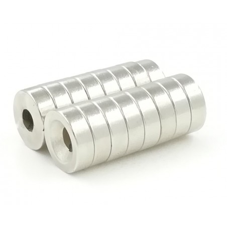 N35 neodymium magnet - strong ring 12 * 4 * 4mm 2 piecesN35