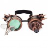 Gafas de solGafas redondas góticas - gafas de remache vintage con luz