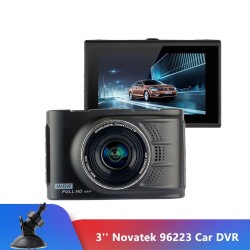 Cámara de tableroPodofo Novatek 96223 coche DVR - 3.0 pulgadas WDR full HD 1080P camarógrafo-grabador de vídeo - 170 grados d...