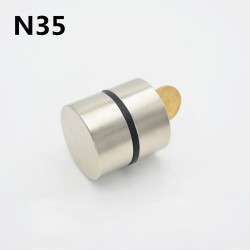 N52N35 N52 imán de neodimio - potente imán de metal redondo 40 * 20mm 2 piezas