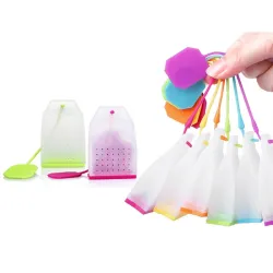 Infusor de téBolsas de silicona - colador - infusor de té