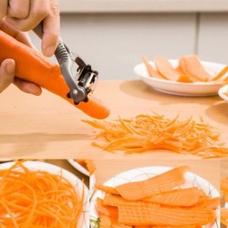 Cuchillos de cocinaHerramienta rotativa multifuncional de cocina de 360 grados - peeler para verduras " frutas - rallador - c...