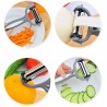 Cuchillos de cocinaHerramienta rotativa multifuncional de cocina de 360 grados - peeler para verduras " frutas - rallador - c...