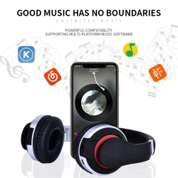 AuricularesAuriculares inalámbricos MH7 - Auricular Bluetooth - plegable - micrófono - Tarjeta TF