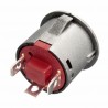 Interruptores12V 22mm LED interruptor de botón de empuje momentáneo - impermeable - arranque del motor del coche - metal