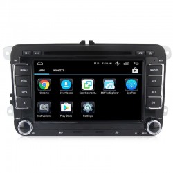 RadioAndroid 8.0 Quad Core DVD GPS - radio de coche para Volkswagen VW Skoda Octavia Golf 5 6 Touran Passat B6 Jetta Polo Tiguan