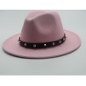 Elegant hat with a brim & rivetsHats & Caps