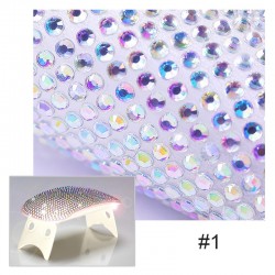 pegatinas de uñas3D pegatina brillante para 6W/24W lámpara de secador de uñas UV - autoadhesivo