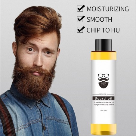 Organic beard oil - moisturizing - smoothing - 30 ml