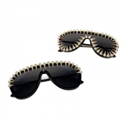 Gafas de solGafas de sol vintage con remaches - unisex