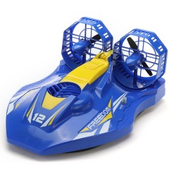 BarcoTKKJ A1 2.4G 4CH - dual-propeller hovercraft - barco RC - motores dobles - modelo RTR