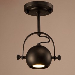 Luces & IluminaciónE27 - lámpara redonda de techo retro - luz ajustable