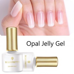 Uñasjalea opal - barniz de uñas - remojo blanco de gel de pulido UV 6ml