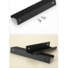 MueblesOro - plata - negro - mangos de puertas de muebles ocultos - aleación de zinc